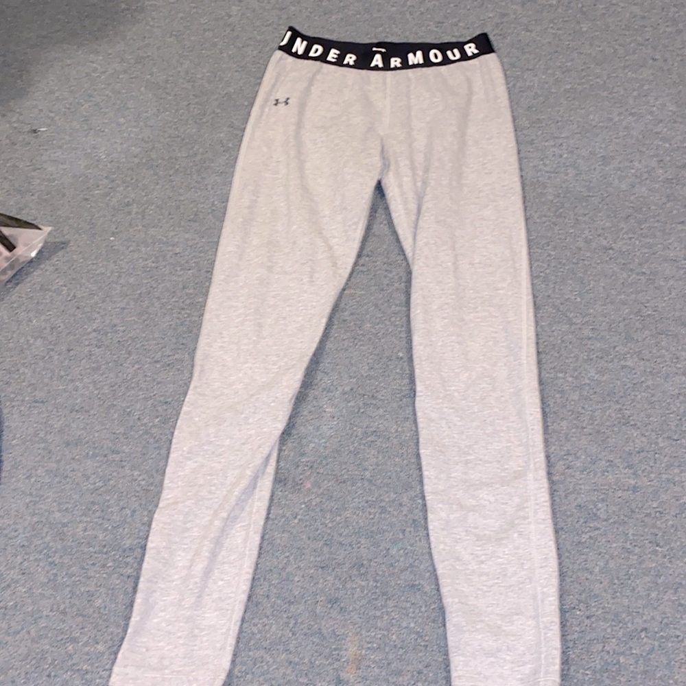 gray under armour leggings